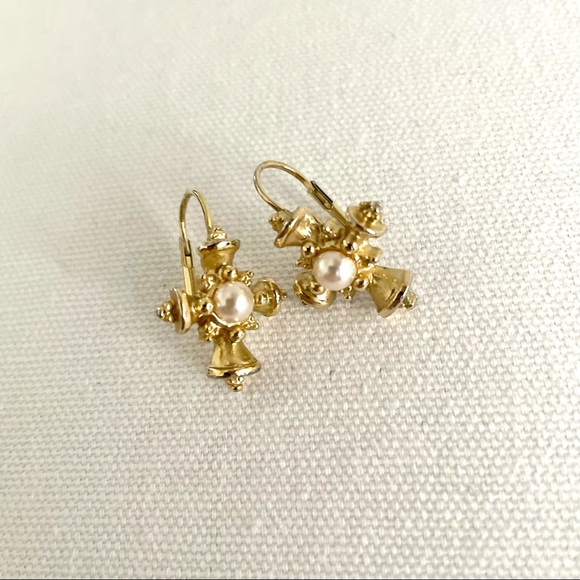 Gold-tone earings x 8 sets ONLY $45 - Picture 4 of 10